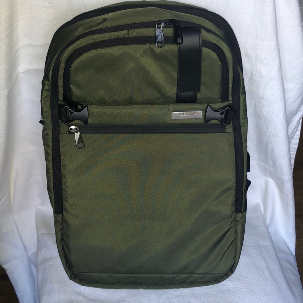 Duchamp getaway expandable carry-on backpack suitcase